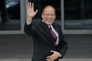 Philippines President Benigno Aquino III is visiting New Zealand with a large delegation. Photo / AP
