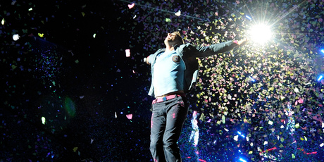 Will Coldplay's Chris Martin be ecstatic again? Photo / AP