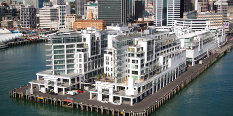 The Hilton Hotel, which sold recently for $40 million, sits on one of New Zealand's most prestigious pieces of real estate. Photo / Richard Robinson