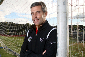 Ramon Tribulietx, coach of Auckland City FC. Photo / Natalie Slade