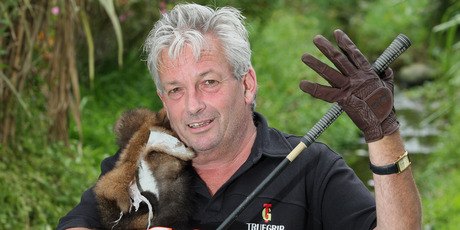 Greg Howard hopes to sell 300,000 possum skin golf gloves a year in the Pacific. Photo / Mark Mitchell