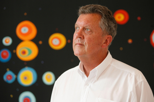 Starkwhite Gallery's John McCormack believes the recession and art auctions hurt his business. Photo / Glenn Jeffrey
