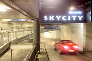 The mother left her five children in the SkyCity carpark. Photo / Kenny Rodger