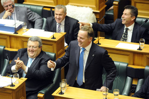 Pointing the finger is all part of the game of politics. Photo / NZPA