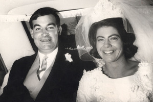 Harvey Crewe and Jeanette Crewe on their wedding day June 18 1966. Photo / Supplied