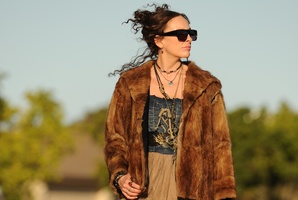 Toni Collette plays Shaz, a hitchhiking, pot-smoking babysitter. Photo / Supplied