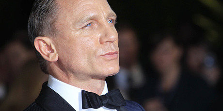 Daniel Craig attends the premiere of Skyfall in London. Photo / AP