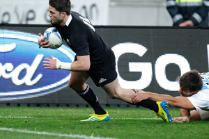 Cory Jane leads the All Blacks with six tries this year. Photo / Mark Mitchell