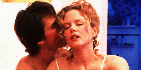 Tom Cruise and Nicole Kidman in a racy scene from Stanley Kubrick's Eyes Wide Shut. Photo / Supplied