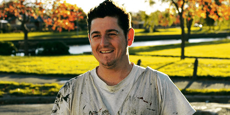 Anton Heyrick believes fixing roofs is a way to rebuild Christchurch.