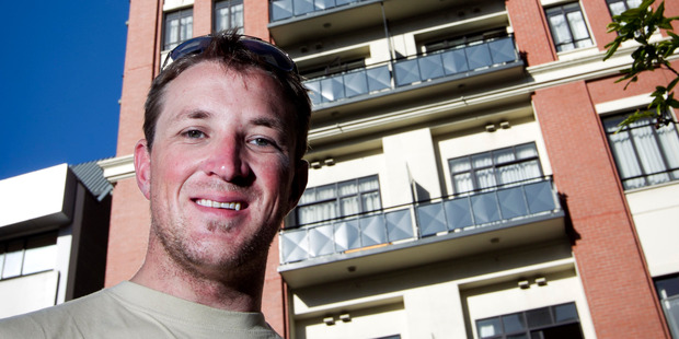 Drew McKinnel has bought an apartment on Eden Crescent under ASB's new lending scheme. Photo / Natalie Slade