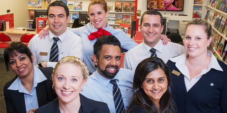 The high-flying Flight Centre team. Photo / Ted Baghurst