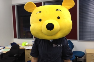 This costume was among items recovered by police in Hamilton this morning. Photo / NZ Police