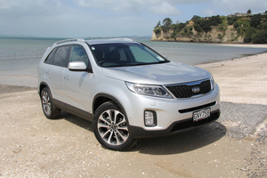 A more slippery profile helps Kia's new Sorento trim refuelling dollars. Photo / Supplied