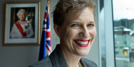 Rebecca Kitteridge, the Associate Director of the Government Communications Security Bureau, at its Wellington headquarters. Photo / Mark Mitchell