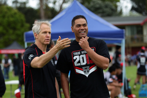 Matthew Elliott and Ricky Henry. Photo / Doug Sherring