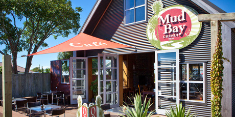 Mud Bay Cafe is country cosy with great food and coffee. Photo / Supplied