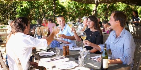 Diners at Black Barn. Photo / Supplied