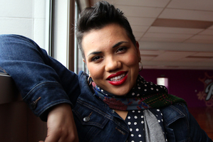 Hip-hop dancer Parris Goebel in The Palace Dance Studio. Photo / Doug Sherring