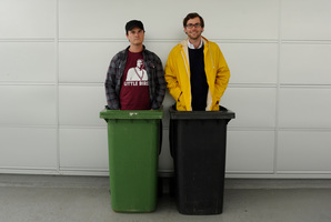 Jarrod Kimber (left) and Sampson Collins. Photo / Supplied