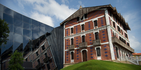 Cristobal Balenciaga Museoa is sited on a hill in the fishing port of Getaria. Photo / Supplied