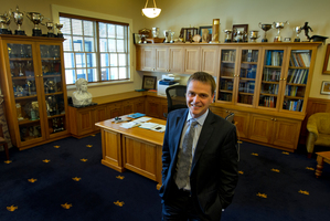 Tim O'Connor's top goal is for the school to produce quality citizens. Photo / Brett Phibbs