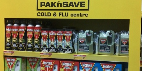 "Thanks Pak'n Save Hamilton, but I think I'll stick to Lemsip and Strepsils!" says Kelly. Photo / Supplied