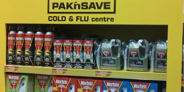 "Thanks Pak'n Save Hamilton, but I think I'll stick to Lemsip and Strepsils!" says Kelly. Photo / Supplied