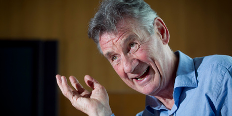 When the Michael Palin smile arrives, the Mr Grumpy he claims to be disappears. Picture / Natalie Slade