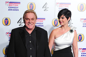 British comedian and TV personality Freddie Starr and his fiancee Sophie Lee, in this file photo dated Dec 2011, in London. Photo / AP