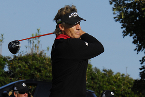 Bernhard Langer is the frontrunner in the race for the US$1 million Charles Schwab Cup prize ... but he can be beaten. Photo / AP