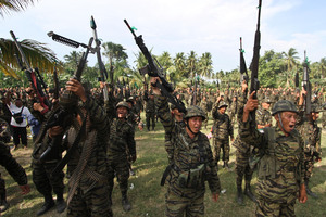 The Moro Islamic Liberation Front has been fighting for 40 years for an independent Muslim state. Photo / AP