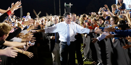 Mitt Romney has a much less extensive network of offices on the ground - only about 300 to Barack Obama's 800 or so. Photo / AP