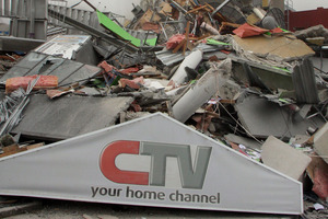 The tremor brought down the six-storey CTV Building resulting in the deaths of 115 people. Photo / Geoff Sloan
