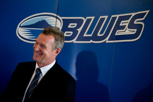 Blues coach John Kirwan says the squad was picked on how well they thought the team would gel. Photo / Brett Phibbs