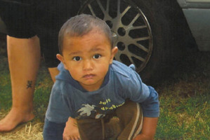 Two-year-old James Joseph Ruhe Lawrence. Photo / supplied