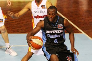 Breakers Cedric Jackson in action. Photo / Greg Bowker