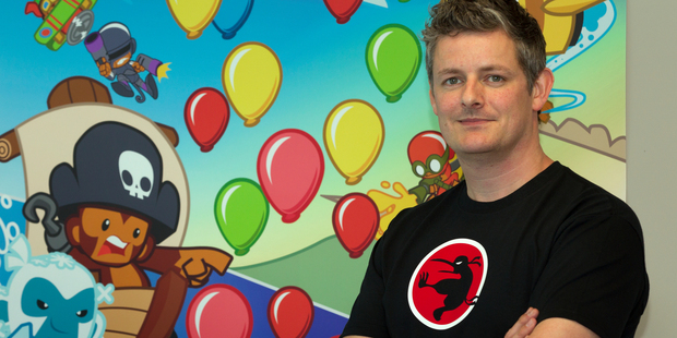 Ninja Kiwi co-founder Chris Harris. Photo / Brett Phibbs