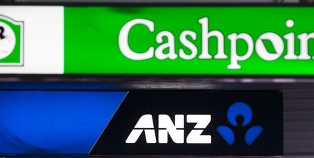 Two brands - but not for much longer. The ANZ says its transfer of 2.6 million accounts onto the National Bank IT system went smoothly. Photo / Greg Bowker