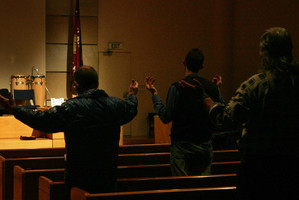A service is held at The Universal Church of the Kingdom of God. Photo / Supplied