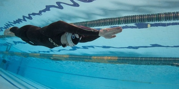 Freediver Kathryn Nevatt. Photo / Chris Marshall