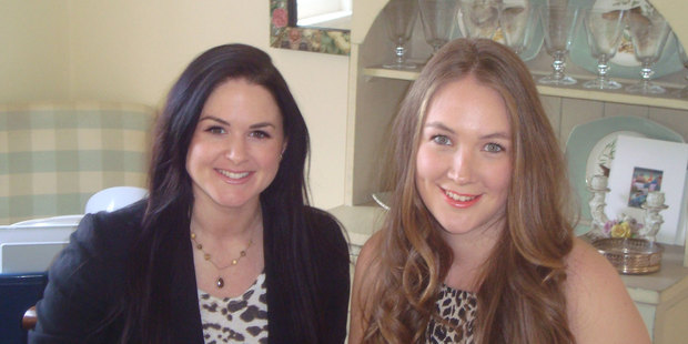Mediajam director Janelle Rennie with intern Ashleigh Castle.JPGPhoto / Supplied