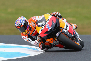 Casey Stoner won a fairytale sixth successive Australian Motorcycle Grand Prix on Sunday as Spaniard Jorge Lorenzo clinched the MotoGP world championship. Photo / Getty Images.