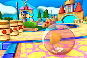 There's plenty of monkeying about to be done in the latest Super Monkey Ball title. Photo / Supplied