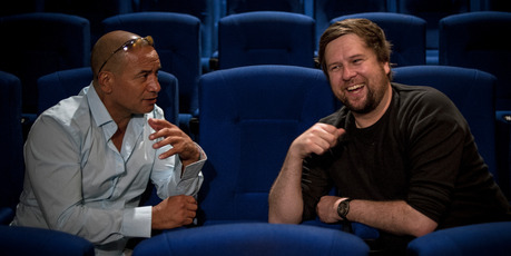 Temuera Morrison (left) and Dominic Corry. Photo / Ted Baghurst
