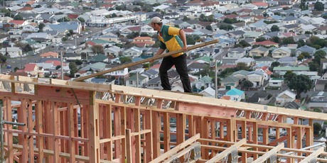 Today's figures show new dwelling consents climbed 32 per cent from October 2011. Photo / Mark Mitchell