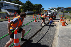 Five mains were fractured in recent months according to Barbara Arnott. Photo / supplied