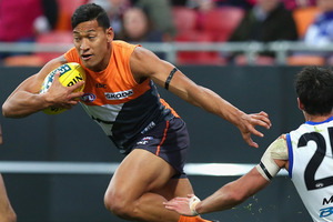 Israel Folau announced his departure from the AFL yesterday. Photo / Getty Images