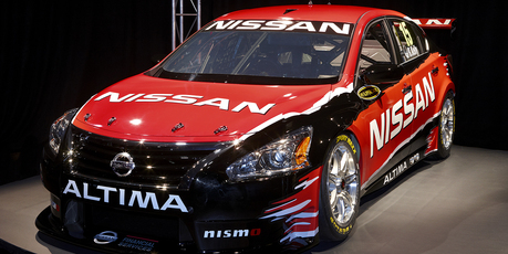 Nissan's Altima V8 Supercar which will compete next season. Photo / Supplied