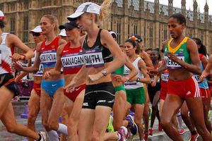 Kimberley Smith was disappointed with her 15th place at the London Olympic Games. Photo / Mark Mitchell